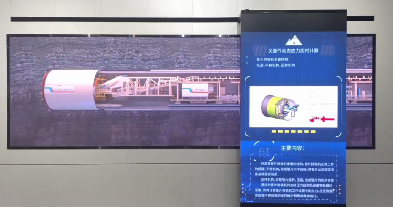 中國鐵建展廳移動屏